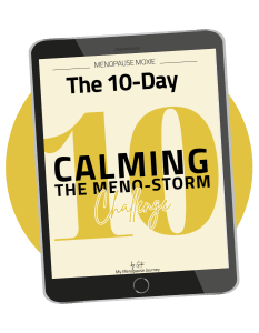 The 10-Day Calming Challenge for menopause mood and stress relief, published by DBI
